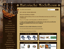 Tablet Screenshot of historische-modelbouw.nl